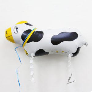 風船 印刷 販売促進 乳製品 牛 キャラクター