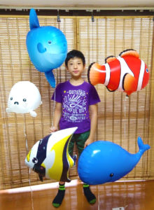 お家が夢の空間に 大好評 お部屋は シリーズに 恐竜博 アクアリウムセットが登場 エスエージーバルーンズ Spツールや販促ツールなら